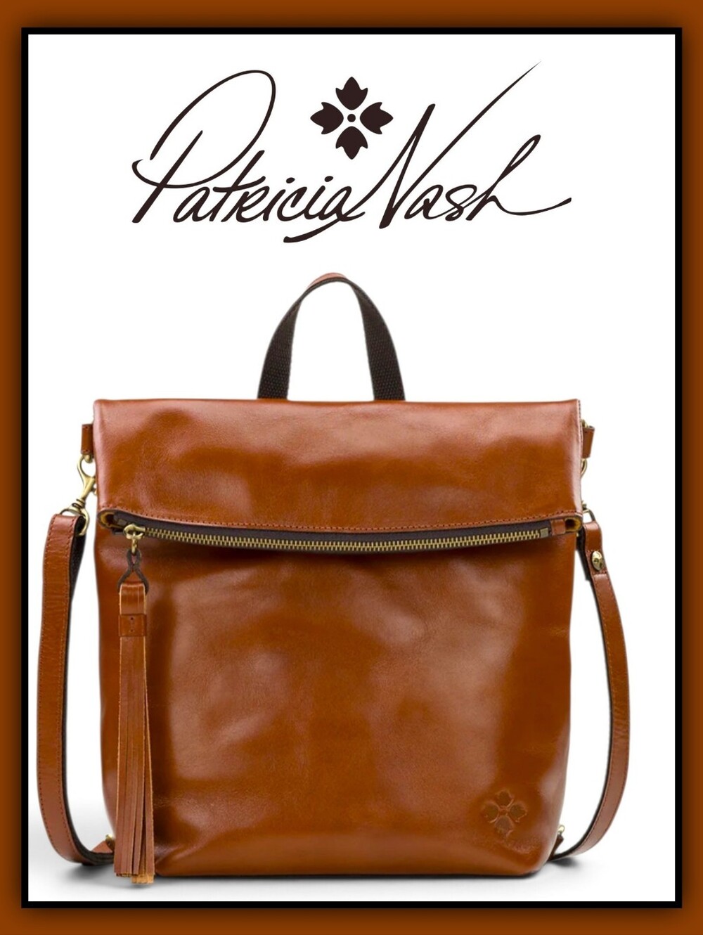 Patricia Nash Luzille Leather Backpack Convertable LIKE NEW!